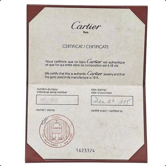 Authentic verified Cartier Les Must de Cartier Trinity 18k Gold 5 band ring - Picture 3 of 9